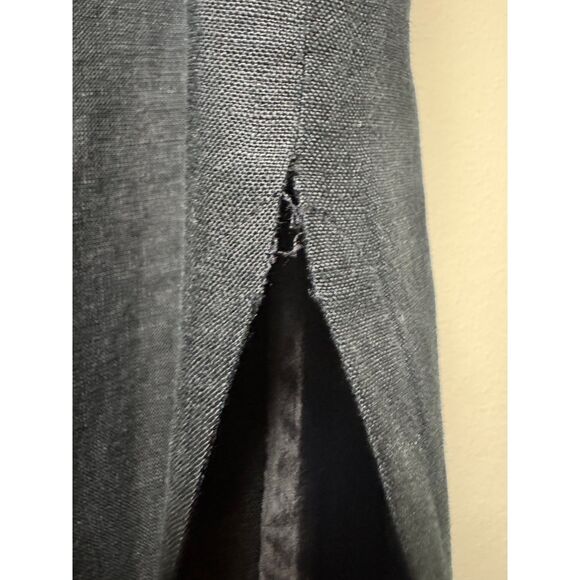 VTG - TALBOTS 100% Irish Linen Black Keyhole Front Sheath Midi Dress, Sz 12P - Picture 6 of 12
